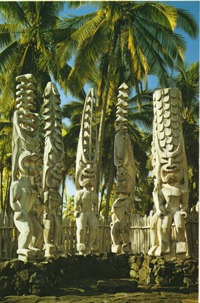City of Refuge - carved guards