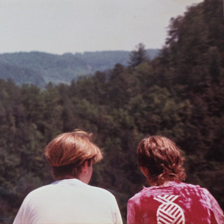 red shirt worn on a hike